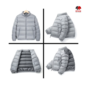 แจ็คเก็ตพัฟเฟอร์ลำลองผู้ชายแบบมีฮู้ด รุ่น Ryan Pro Gear ปิดด้วยซิป สีพื้น  รับสกรีนโลโก้ เป็นมิตรกับสิ่งแวดล้อม - Product Image 2