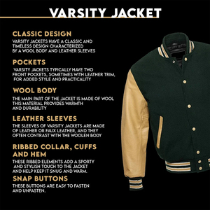 Veste universitaire classique en cuir de laine unisexe couleurs personnalisées tailles plus coton imperméable pour les détaillants acheteurs en gros - Product Image 3