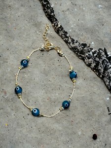 Bracelet en acier inoxydable DAFNI BIG PAZAR avec zircon et perles d'imitation - Cadeau tendance d'Istanbul - Product Image 6