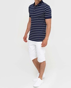 Manténgase a la moda con los polos de punto de manga corta para hombre Versátiles y elegantes e imprescindibles para el armario moderno para hombre - Product Image 2