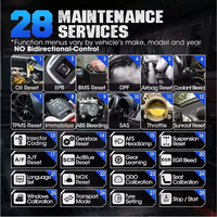 Outil de diagnostic de niveau intermédiaire TOPDON Artidiag 800 BT, outil de diagnostic automobile, contrôle bidirectionnel