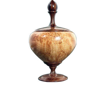 Cendres du corps humain Urnes funéraires pour adultes Finition en noyer Souvenir Cendres Urnes funéraires commémoratives - Product Image 4