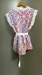 Wholesale <b>Ladies</b> Casual Vintage Patchwork Jacket Long Custom Sleeveless Women's Vest <b>Waistcoat</b> Pockets Cotton Filling for Spring - Product Image 5