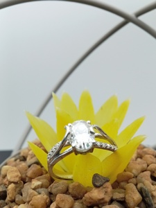 Bague de fiançailles et de mariage pour femme en or 14k/18k avec diamant de laboratoire taillé 2 carats, certifiée IGI, tendance pour fêtes et anniversaires - Product Image 5