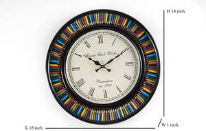 นาฬิกาไม้ติดผนังทำด้วยมือสำหรับตกแต่งบ้านนาฬิกาแขวนผนังไม้ที่ทันสมัยสำหรับห้องนั่งเล่น - Product Image 4