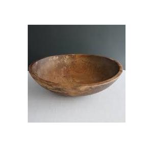 ถาดไม้ทรงกลมขนาดใหญ่เอนกประสงค์ สำหรับใส่ผลไม้ ขนมปัง หรือใช้เป็นถาดเสิร์ฟ  ลายไม้ธรรมชาติ เหมาะสำหรับโรงแรมและร้านอาหาร - Product Image 1