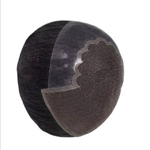 Perruque en cheveux humains Q6 Yaki, toupet pour homme, cheveux vierges Remy, trame unique, Bangladash Naturalizer Curl Bonnet, extension de cheveux Remi - Product Image 1