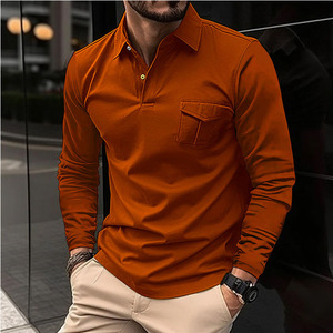 Camisa Casual de Manga Larga para Hombre, Nueva Colección de Invierno, Estilo Oficina, Cuello Clásico, Seda de Hielo, Secado Rápido y Transpirable - Product Image 5