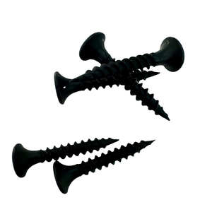 Vách thạch cao vít nhà máy bán buôn đen mạ thép carbon c1022a Pozi ổ đĩa phẳng chìm csk Đầu Gỗ Tự Khai thác vít - Product Image 3