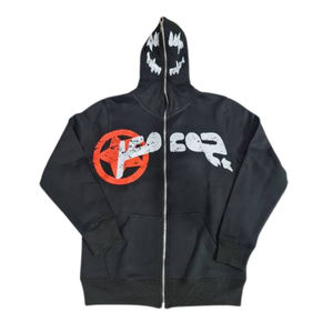 Sudadera con capucha para hombre, con estampado de farol y cremallera, ropa para parte superior masculina, 2022 - Product Image 1