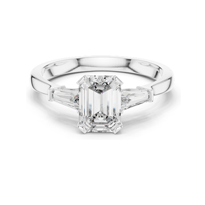 Bague de fiançailles en diamant de laboratoire 1,39 CT pour femmes, clarté VVS-VS EF, or 18 carats, 14 carats, 10 carats et argent 925, rose, jaune, blanc - Product Image 3