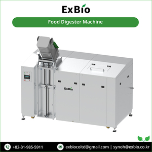 Capacité de disposition 24h/24 Exbio 2000kg/jour Machine de digesteur de compostage de déchets alimentaires inodore au meilleur prix compétitif - Product Image 4