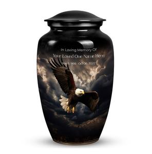 Personalized Soaring Eagle Urn <b>for</b> Human <b>Ashes</b> Decorative Modern Urn <b>for</b> Adults Eagle Memorial Urn Funeral <b>Ashes</b> <b>Keepsake</b> - Product Image 1