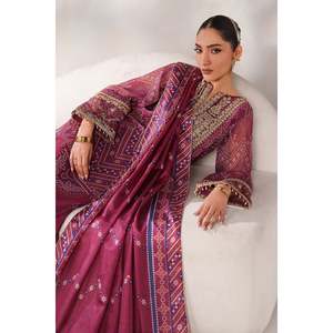 Ensemble en Chiffon Brodé pour Femmes SF-4390 - Product Image 4