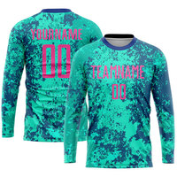 Uniformes de Fútbol Retro Personalizados al por Mayor, Camisetas de Fútbol Unisex de Alta Calidad, Transpirables, 100% Poliéster, Manga Corta