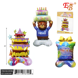 Set de Globos de Cumpleaños EB Happy Birthday, Globos de Aluminio de 62 Pulgadas con Forma de Pancarta para Decoración de Cumpleaños Infantil - Product Image 1