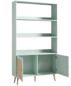 Estanterías tradicionales de madera maciza hechas a mano, muebles ajustables y duraderos para el hogar para sala de estar y uso escolar - Product Image 2