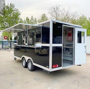 Remolque de comida móvil económico, furgoneta de catering móvil, camión de catering para eventos con ventana de servicio lateral - Product Image 2