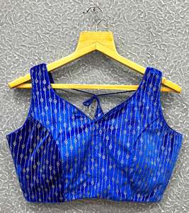 Blusa moderna de Strach con válvulas pesadas, diseño formal de verano listo para usar con hermoso nudo, patrón abierto en la espalda RADHEY - Product Image 4