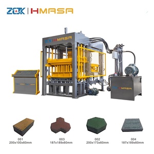 Machine à fabriquer des briques hydrauliques entièrement automatique à haute capacité ZCJK, ligne de production de blocs de béton pour l'<span class=keywords><strong>industrie</strong></span> de la construction - Product Image 1