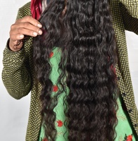 Extensions de cheveux humains 100% vierges naturels non traités, qualité Remy indienne, cuticules alignées, double trame machine, 100g la pièce