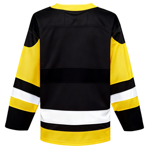 Maillot de hockey sur glace de haute qualité confortable à manches longues Maillot d'entraînement de hockey 100% polyester Uniforme d'équipe sportive - Product Image 5