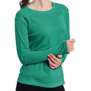 Nueva oferta Slim-Fit Rash Guard Camisetas Protección de la piel para uso al aire libre Mangas largas Rash Guard para mujeres - Product Image 2