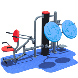 Équipement de fitness extérieur conçu spécifiquement pour les environnements extérieurs tels que les parcs et les zones de fitness communautaires - Product Image 6