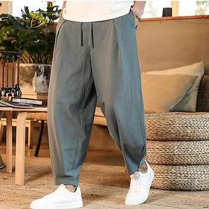 Pantalons de jogging respirants de couleur unie pour hommes, pour la course en plein air, la salle de sport, le sport, pantalons de survêtement pour hommes, pantalons de créateurs en vrac, service OEM bon marché - Product Image 6