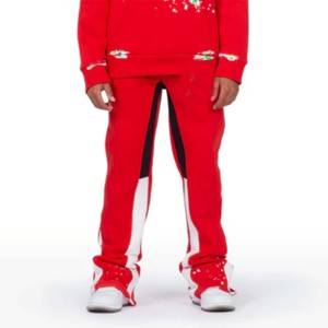 Survêtement Polaire Tech pour Garçon 69% Coton 31% Polyester Rugueux Vert Pull à Capuche Joggers Pantalon de Survêtement Logo de Marque Personnalisé - Product Image 6