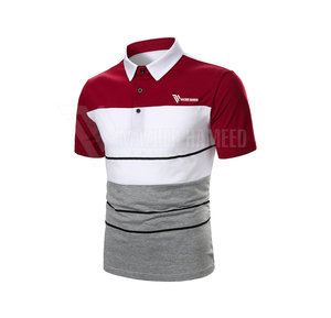 เสื้อยืดโปโลหลากสีสำหรับผู้ชายเสื้อโปโลแห้งเร็วมีสไตล์โลโก้ตามสั่งสำหรับฤดูร้อน - Product Image 4