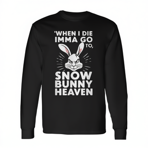 T-shirt promozionale a maniche lunghe Snow Bunny Heaven - Product Image 2