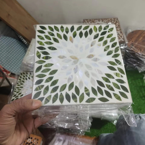 กล่องของขวัญทำจากอะคริลิคพร้อมฝาหอยมุกที่สวยงามเหมาะสำหรับงานเฉลิมฉลองสไตล์อาหรับงานแต่งงานของตกแต่งบ้าน - Product Image 1