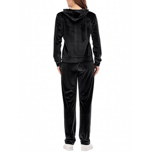 <b>Women</b> Winter Solid Eco-Friendly <b>Velvet</b> Tracksuit 100% Cotton Breathable Lightweight OEM High Quality Durable Easy Wear - Product Image 4