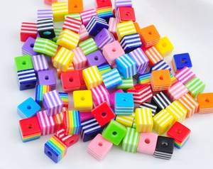 Cuentas de resina de colores mezclados, cuentas de resina incrustadas florales ligeras y duraderas, piezas de joyería DIY artísticas - Product Image 4