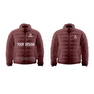 Chaquetas acolchadas hechas a medida para hombre 2025 impermeable cuello levantado logotipo frontal tamaño personalizado alta calidad fabricante de Pakistán - Product Image 1