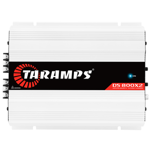 Taramps DS 800x2 Amplificador de 2 Ohmios 800 vatios RMS 2 canales 400x2 vatios RMS Digital Crossover HPF LPF Bridgedable Car Audio System - Product Image 1