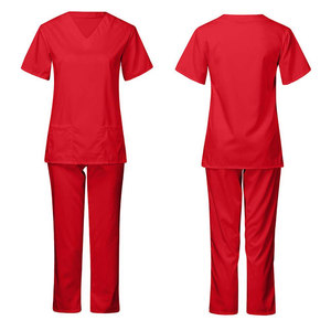 Nouvelle arrivée vente en gros ensembles de gommages pour hôpitaux pour femmes de haute qualité respirant léger coton Polyester Spandex détection d'aiguille - Product Image 2