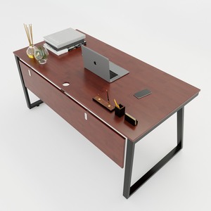 Trapez II Concept 160x80cm Steel Table Legs Industrial Design Style Assembly Required-HCTH007 - Product Image 3