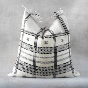 Funda de cojín de lana hecha a mano, 100% ligera, Kilim, cuadrada, India, hecha a mano - Product Image 5