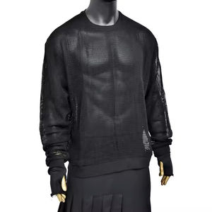 Venta al por mayor sublimación personalizada en blanco Retro American College Football Jerseys Boxy recortada Top Mesh Football Jersey - Product Image 4