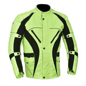Blouson de moto de course grande taille respirant, vêtement de sport protecteur ignifuge en % polyester avec protections - Product Image 1