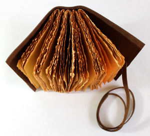 วารสารแนววินเทจลายนูนด้านหน้าด้วยหัวใจสมุดหนังทำจากผ้าฝ้ายรีไซเคิล - Product Image 6