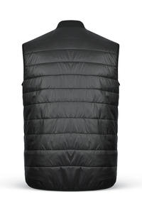 Meilleure vente gilet bouffant en polyester à col montant léger veste d'hiver coupe-vent en toile personnalisée pour hommes femmes enduit traité - Product Image 5