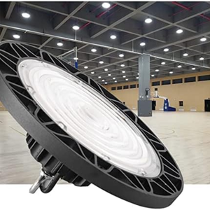150 industriale Watt UFO per LED ad alta luce 15000 Lumen luce naturale IP65 riflettore di colore nero - Product Image 6