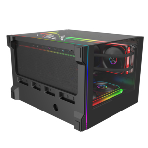 Ventilateur de refroidissement <span class=keywords><strong>RGB</strong></span> pour PC Gamer et autres boîtiers d'ordinateur Micro ATX, alimentation directe usine - Product Image 6