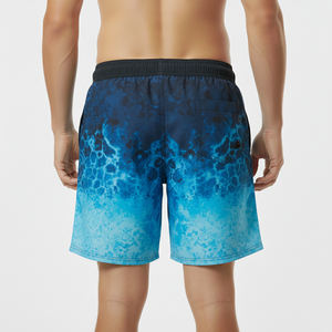 Shorts de bain pour hommes personnalisés, très vendus, 100% polyester, respirant, séchage rapide, anti-UV, imperméable, service OEM, impression numérique - Product Image 2