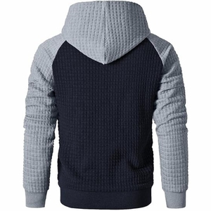 Moda al por mayor en blanco para hombre Streetwear Sudadera con capucha diseño personalizado poliéster/nailon antiarrugas de punto grueso sudaderas con capucha pesadas - Product Image 3