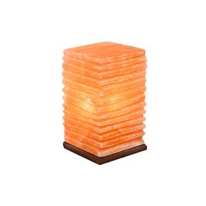 Lámpara de Sal del Himalaya Rosa 100% Natural de Alta Calidad, Lámparas de Mesa de Lujo, Talladas en Madera, Estilo Animal, Buen Diseño de Material - Product Image 1
