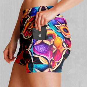 Offre Spéciale impression par sublimation personnalisée vêtements de sport fitness shorts pour femmes polyester spandex sublimation shorts pour femmes à bas prix - Product Image 3